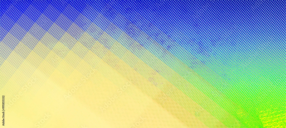 Blue and yellow pattern widescreen panorama background, Suitable for Advertisements, Posters, Banners, Anniversary, Party, Events, Ads and various graphic design works Blue and yellow pattern widescreen panorama background, Suitable for Advertisements, Posters, Banners, Anniversary, Party, Events, Ads and various graphic design works