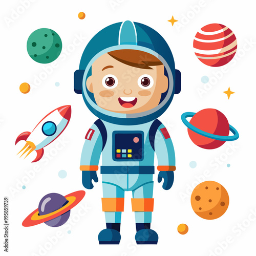 Cute Shiba Inu Dog Riding Rocket With Dabbing Cartoon Vector Icon Illustration Animal Science Flat ,Baby astronaut and space illustration clipart Cute astronaut isolated on background
