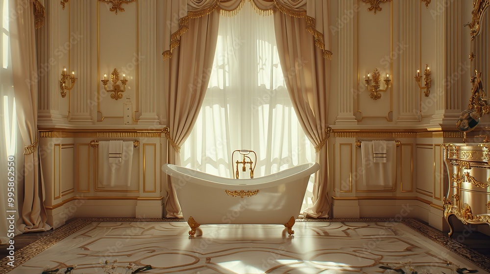 Luxurious Bathroom Interior Luxurious Bathroom Interior