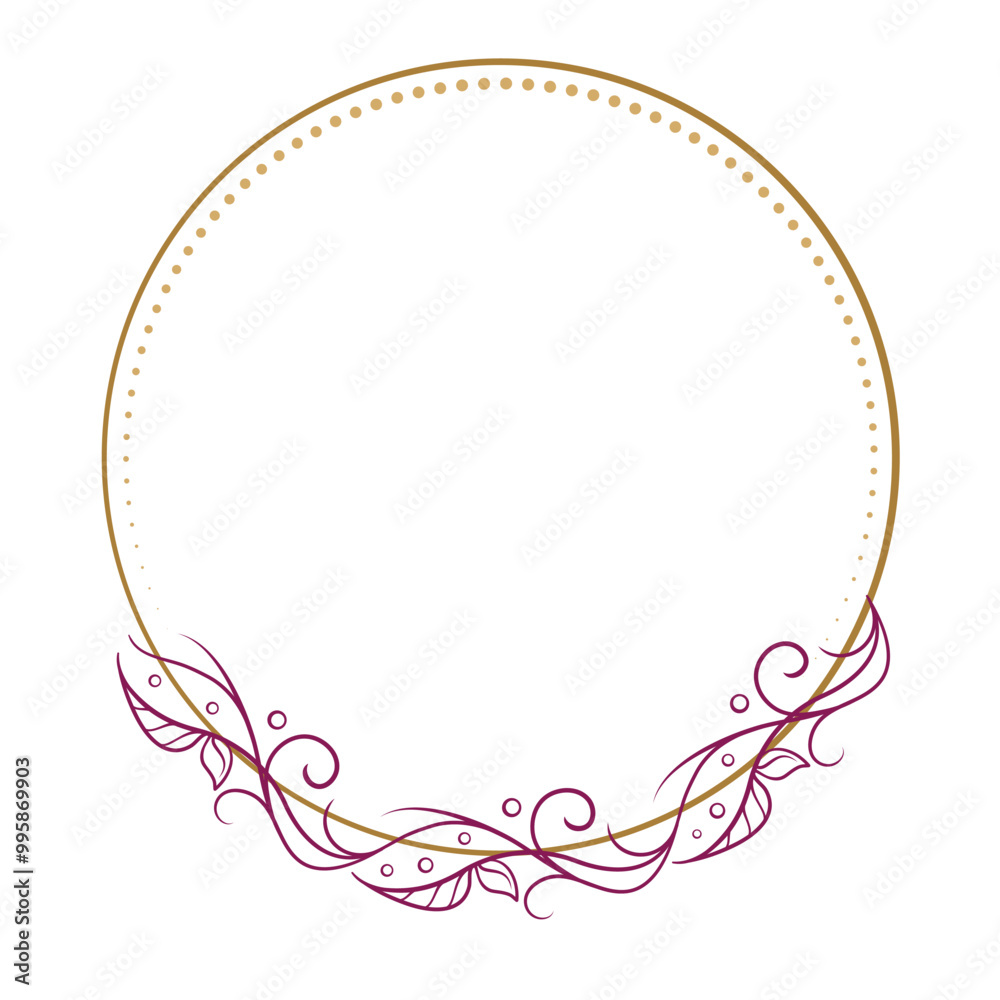 Vector round autumn floral frame with ivy leaves decoration. Vintage style ivy stems wreath. Vector round autumn floral frame with ivy leaves decoration. Vintage style ivy stems wreath.