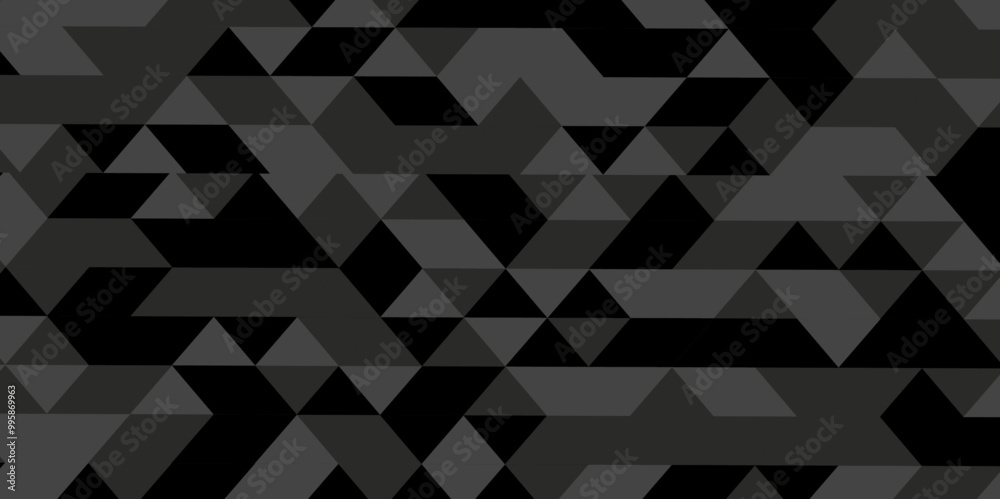 Seamless geometric pattern with shapes. Abstract geometric background triangle wallpaper. Gray polygonal background. Vector mosaic backdrop background.
Seamless geometric pattern with shapes. Abstract geometric background triangle wallpaper. Gray polygonal background. Vector mosaic backdrop background.