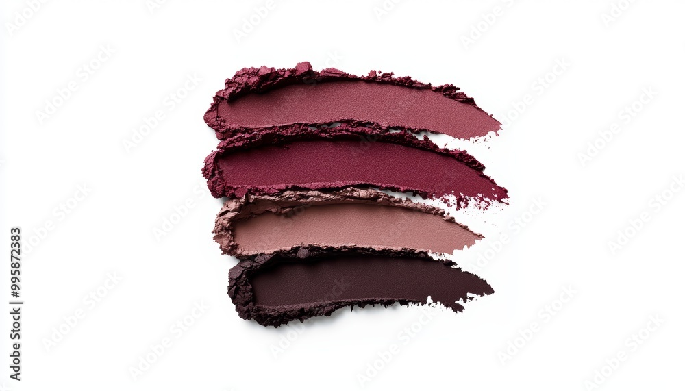 A soft gradient of deep brown and burgundy lipstick swatches, blending together for a bold, edgy 90s look. A soft gradient of deep brown and burgundy lipstick swatches, blending together for a bold, edgy 90s look.