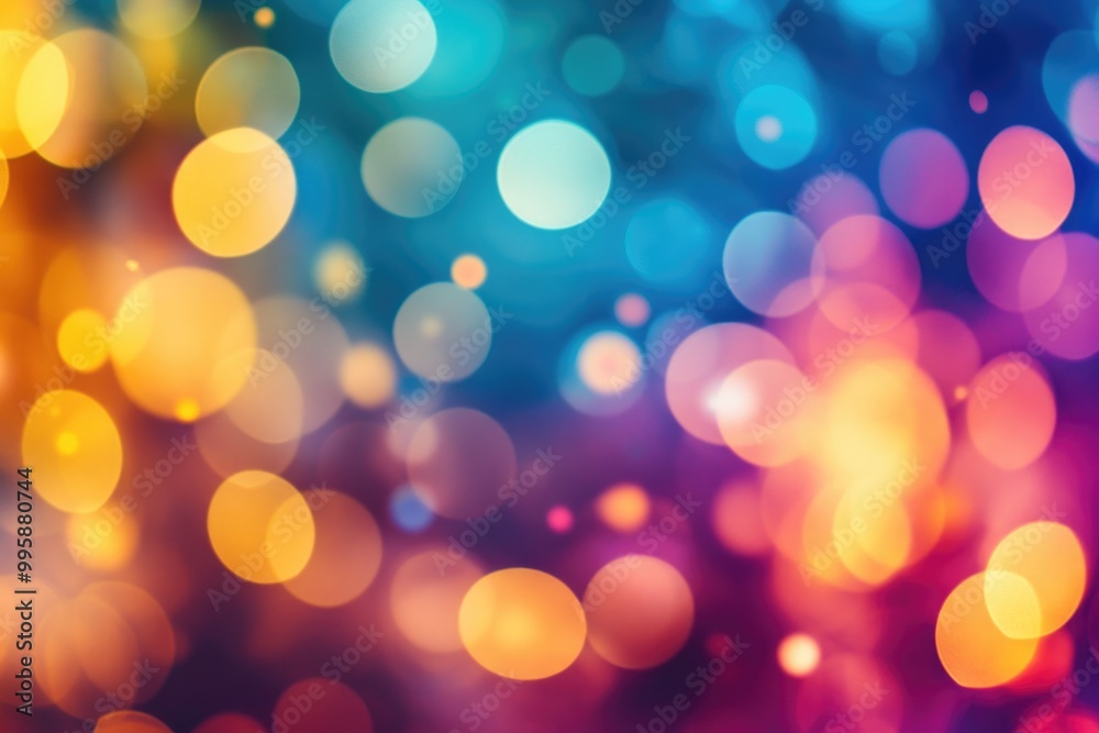 Vibrant bokeh backgrounds filled with color and glamour create a festive atmosphere perfect for enhancing advertising visuals Vibrant bokeh backgrounds filled with color and glamour create a festive atmosphere perfect for enhancing advertising visuals