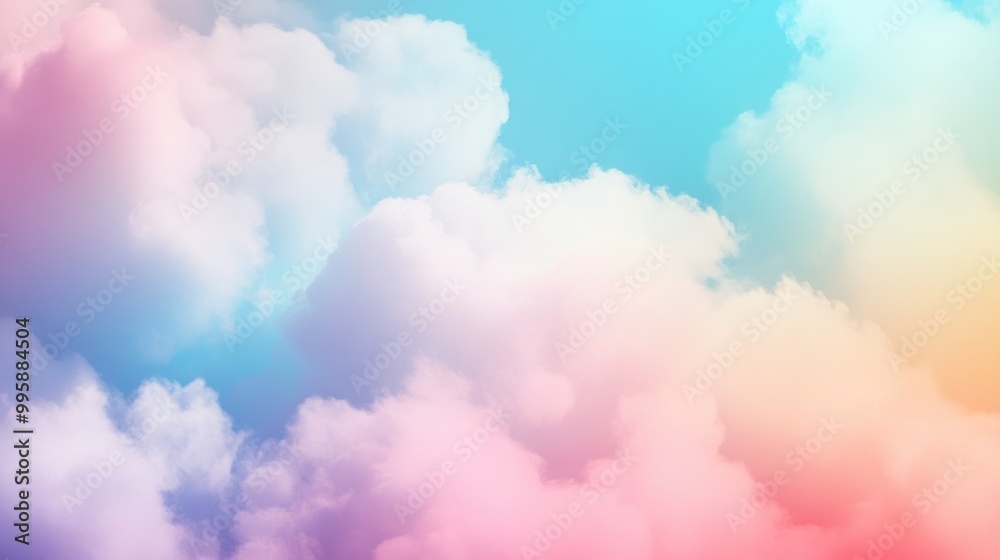 Soft cloud backdrop featuring a pastel gradient Abstract blurred gradient in a colorful palette resembling a 2D cartoon style Soft cloud backdrop featuring a pastel gradient Abstract blurred gradient in a colorful palette resembling a 2D cartoon style