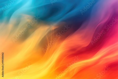 Abstract blurred image featuring blended colors in an artistic style suitable for use as a background photo