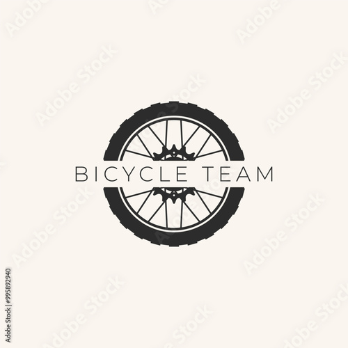 gear bike icon vintage logo design vector.b
