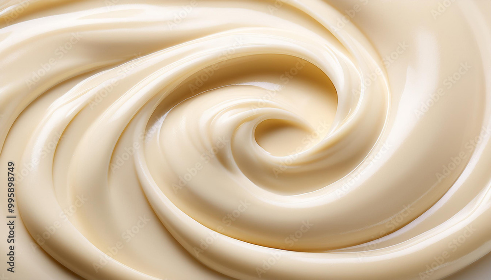 Creamy Swirl Background Sauce or Milk Texture Creamy Swirl Background Sauce or Milk Texture