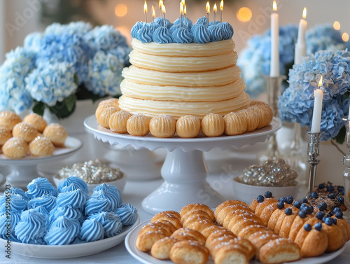 Fun and festive Hanukkah party decor pictures to inspire decorations for your holiday celebrations photo