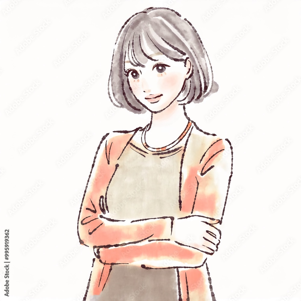 女性・女の子のイラスト素材 女性・女の子のイラスト素材