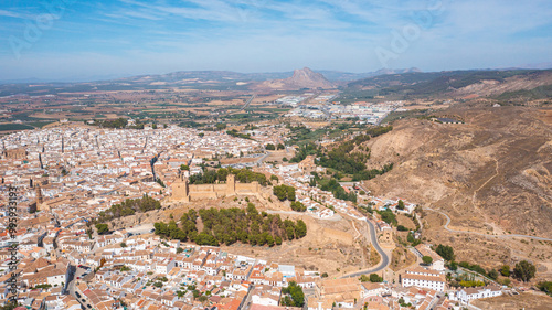 Wallpaper Mural Aerial photo from drone to the city lloret de mar in costa brava, spain Torontodigital.ca