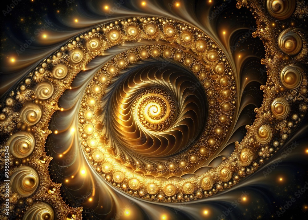 A delicate spiral form unwinds from a golden core, its soft curves blending into swirling patterns of dark and light, stirring nostalgia and awe. A delicate spiral form unwinds from a golden core, its soft curves blending into swirling patterns of dark and light, stirring nostalgia and awe.