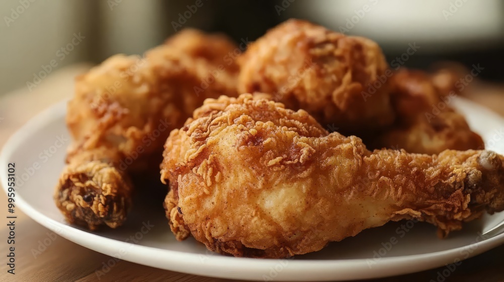 Crispy and beautiful fried chicken Crispy and beautiful fried chicken