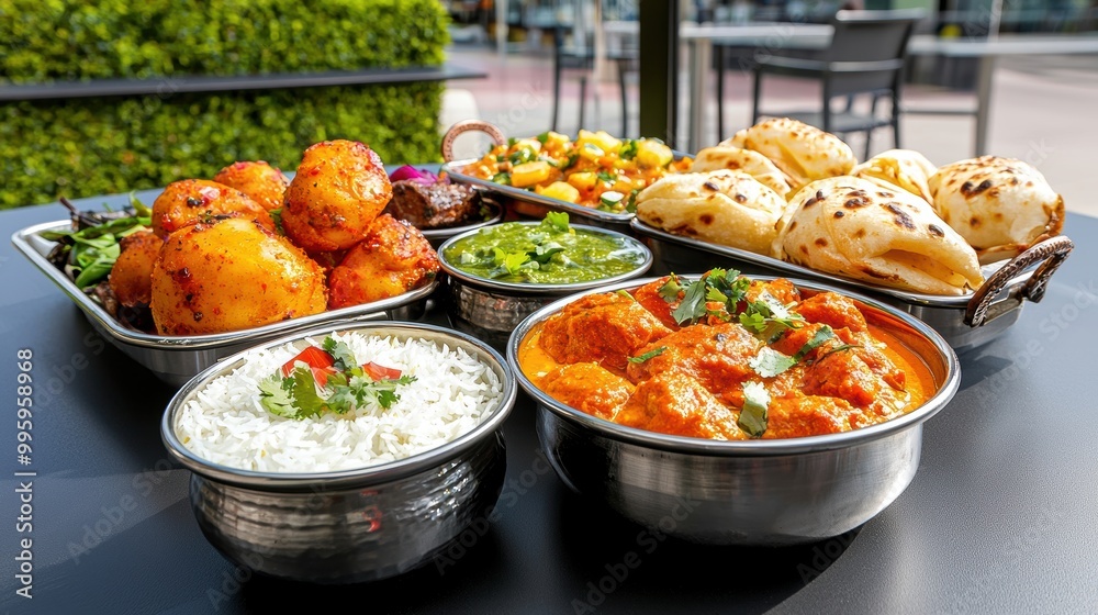 Delicious Indian Food Spread Delicious Indian Food Spread