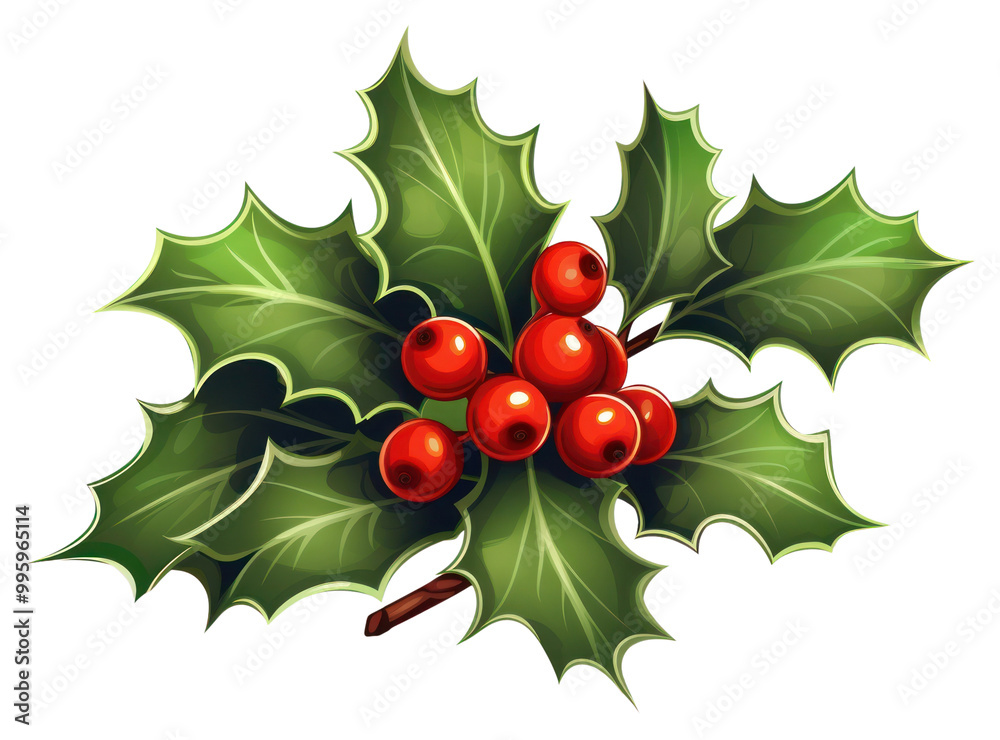 PNG Red christmas holly plant leaf. PNG Red christmas holly plant leaf.
