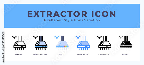 Extractor icon vector illustration. trendy styles