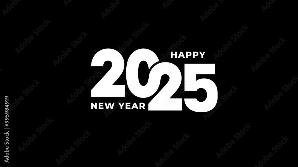 Happy New Year 2025 animation with White Colors, transparent background and Green Screen Motion. Great for celebrations, events, messages, and festivals. 4K animation Happy New Year 2025 animation with White Colors, transparent background and Green Screen Motion. Great for celebrations, events, messages, and festivals. 4K animation