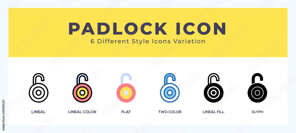 custom made wallpaper toronto digitalPadlock vector icons designed. icon symbol set.