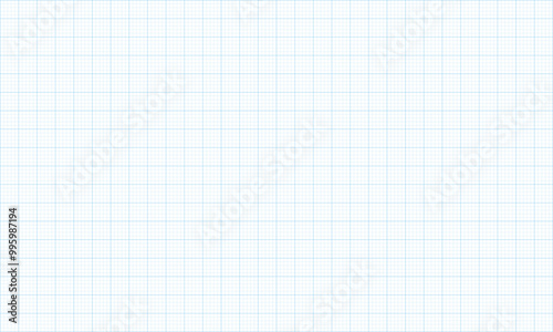 Texture of graph paper, Blue grid line paper sheet