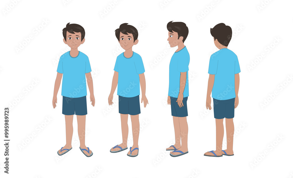 Obraz premium Boy character pack