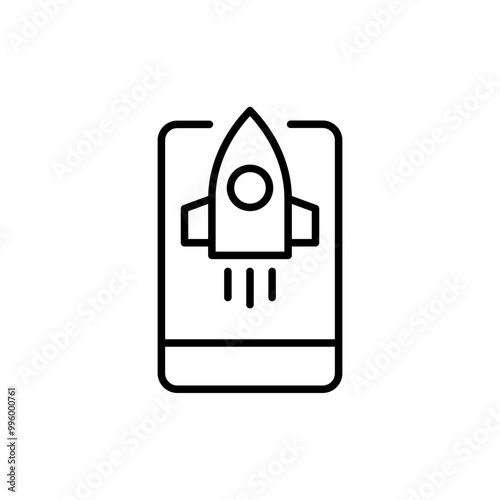 Cleaning app outline icons, minimalist vector illustration ,simple transparent graphic element .Isolated on white background