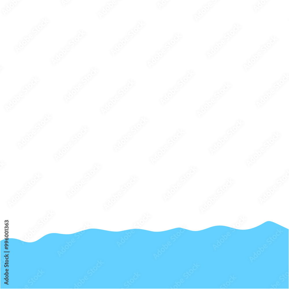 Blue Wave Border