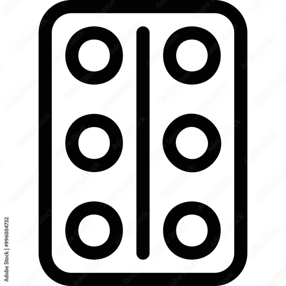 Simple vector icon birth control pills Simple vector icon birth control pills