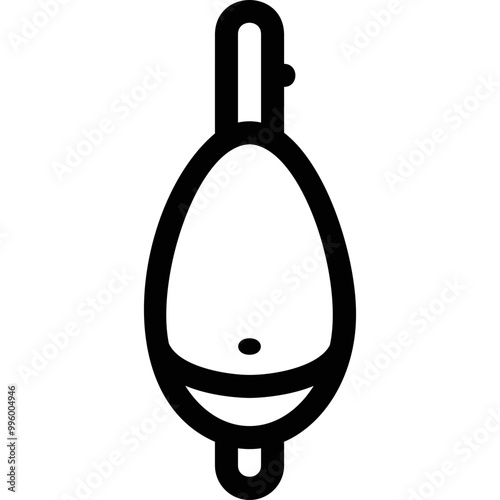 Simple vector icon urinal, toilet