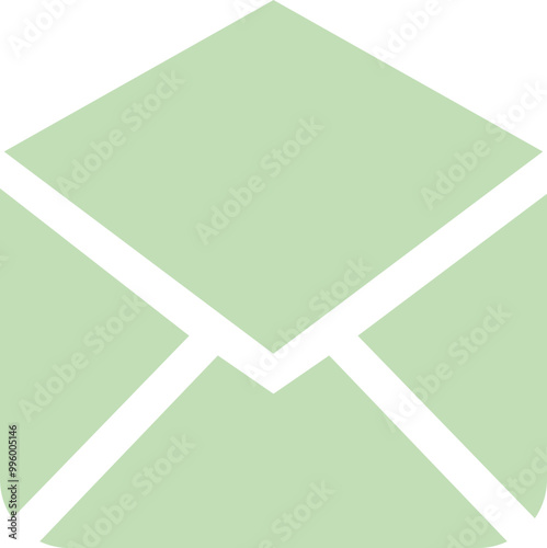 Mail envelope icon vector