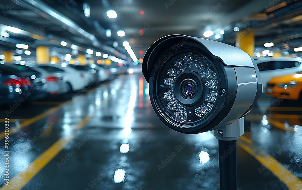 Advanced IP Security Camera: Parking Garage Surveillance