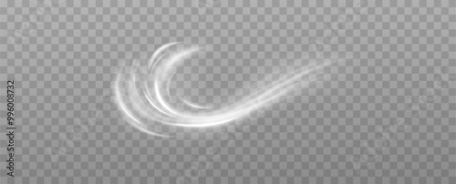 Texture of cold winter wind. Holiday vector snowstorm. Christmas cold snowstorm effect.Light effect.