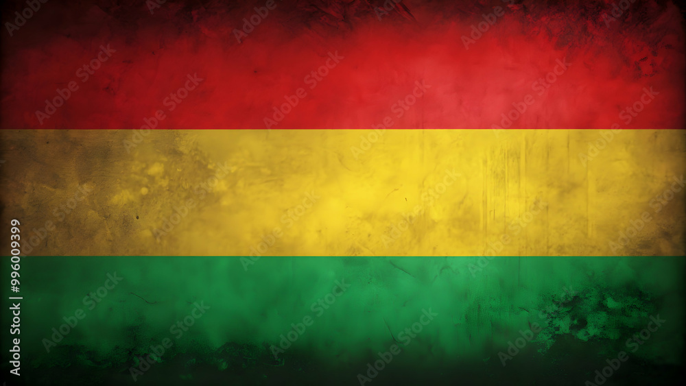 Naklejka premium Black History Month or Juneteenth wallpaper with red, yellow, and green colors