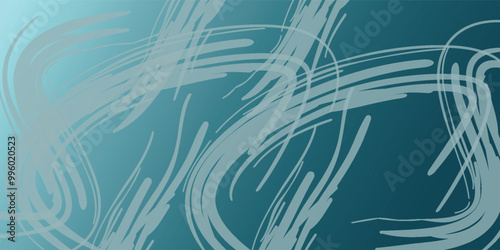 Light BLUE vector natural abstract template. Colorful abstract illustration with lines in Asian style. A completely new design for your business.