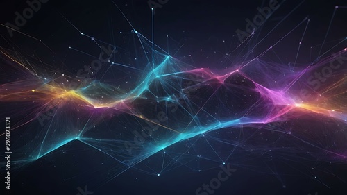 Data Waves: Exploring Abstract Digital Backgrounds, Ai Generated Images
