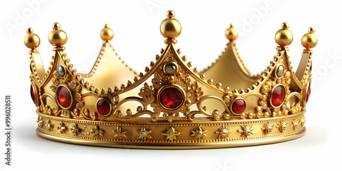 Royal luxury gold crown fit for a king or queen, gold, crown, royal, luxury, regal, majestic, ornate, elegant, lavish