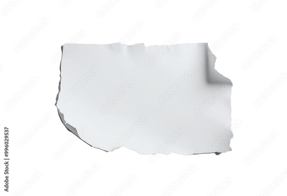 Torn paper on transparent background. Sticky paper on transparent background. Cut out Torn paper on transparent background. Sticky paper on transparent background. Cut out