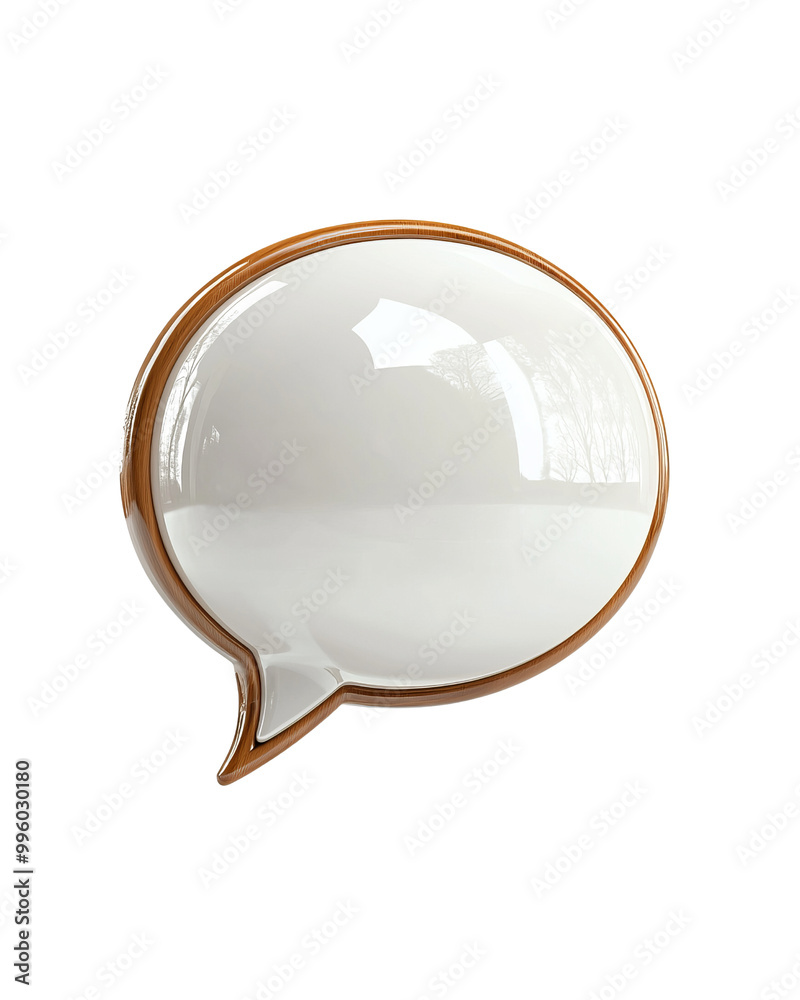 Speech bubble, white isolated background Speech bubble, white isolated background