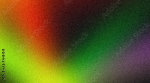Abstract gradient background with a grainy texture, showcasing various hues of orange blue green and black purple
