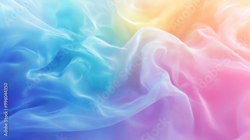 Soft rainbow gradient background, perfect for colorful, playful product displays.