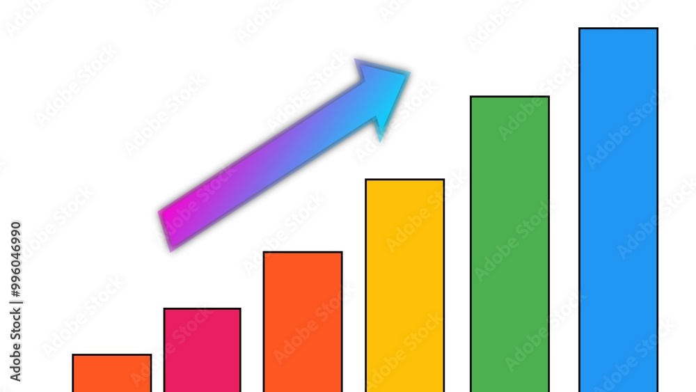 Business graph on white background Growth chart concept white background. Business graph on white background Growth chart concept white background.