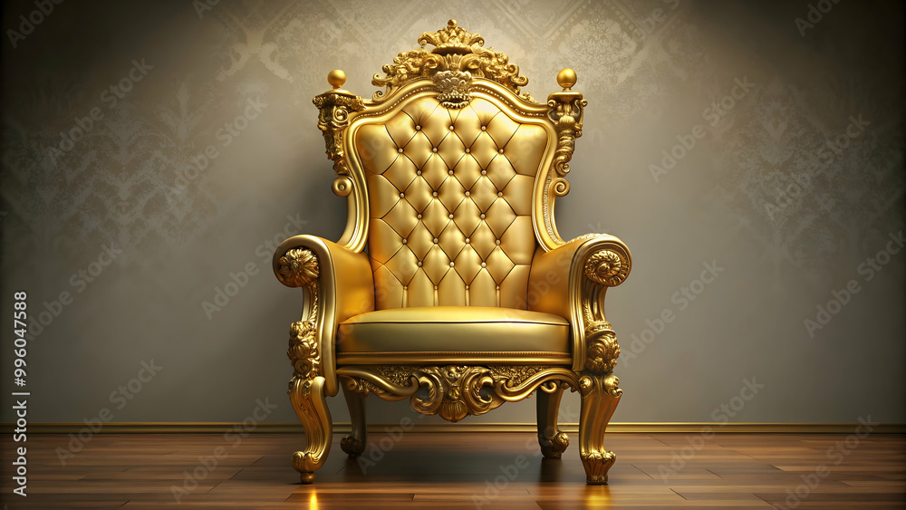 Opulent golden throne fit for a queen, royalty, queen, throne, elegant, luxury, medieval, crown, ceremonial, regal, majestic Opulent golden throne fit for a queen, royalty, queen, throne, elegant, luxury, medieval, crown, ceremonial, regal, majestic