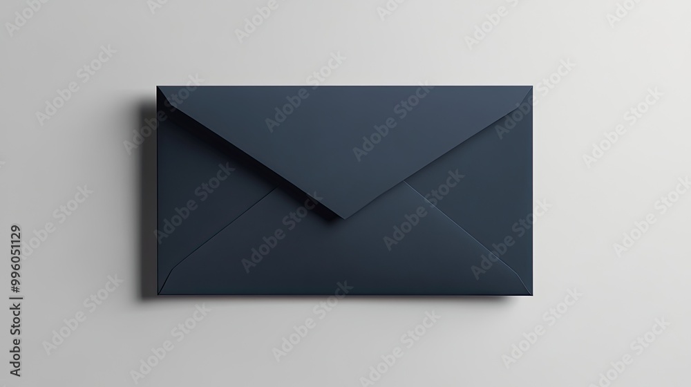 A sleek business envelope design featuring a professional logo and custom typography, perfect for corporate mailings A sleek business envelope design featuring a professional logo and custom typography, perfect for corporate mailings