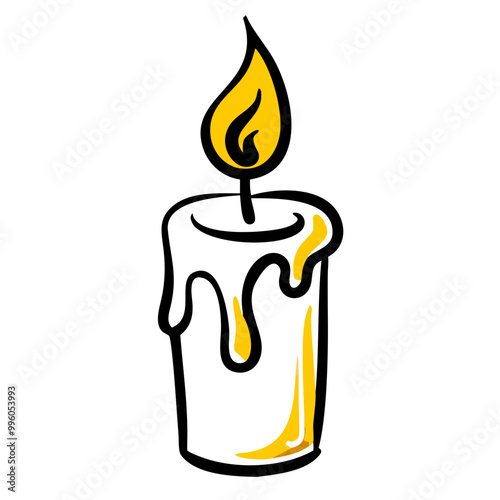 Burning Candle Icon