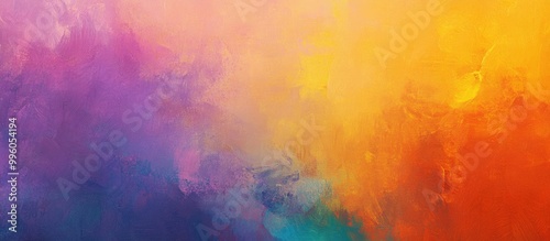 Wallpaper Mural Abstract oil painting featuring a vibrant colored background Impressionistic in style this modern surreal artwork is ideal for wall decor and showcases unique hand drawn textures Torontodigital.ca