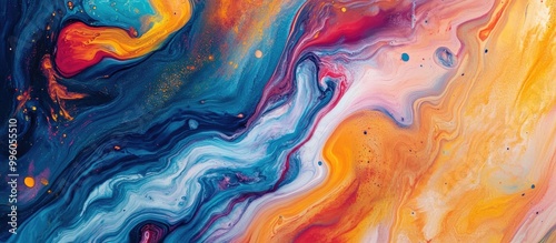 Wallpaper Mural Abstract acrylic background featuring a marble effect Paint stroke texture on paper suitable for web and game design Grunge mud art with macro detail of hand painted canvas artwork Surreal smear d Torontodigital.ca