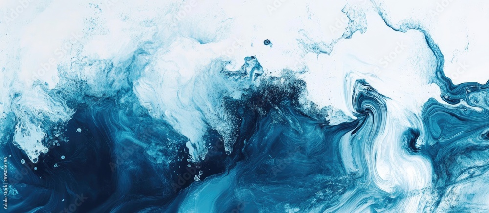 Blue and white abstraction Blue and white abstraction