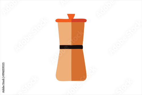 Premium  Coffee maker vector art illustration