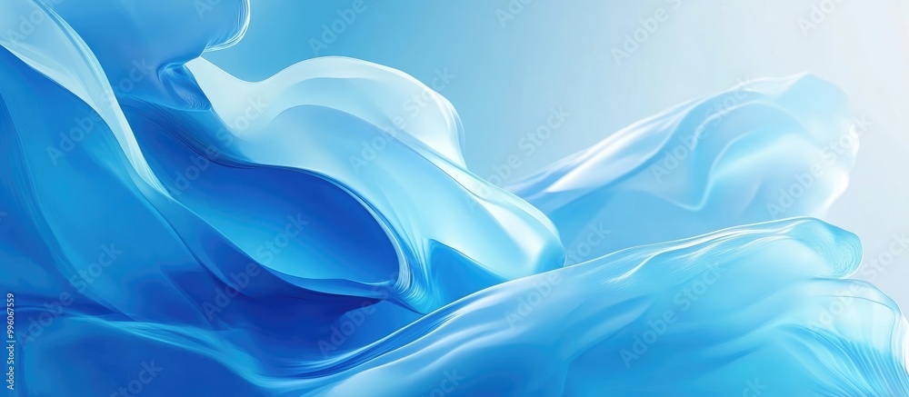 Surreal inspired abstract blue background with a dreamlike quality Surreal inspired abstract blue background with a dreamlike quality