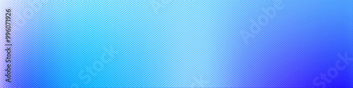 Plain blue colored gradient panorama background, Modern horizontal design suitable for Online web Ads, Posters, Banners, social media, covers, evetns and various design works