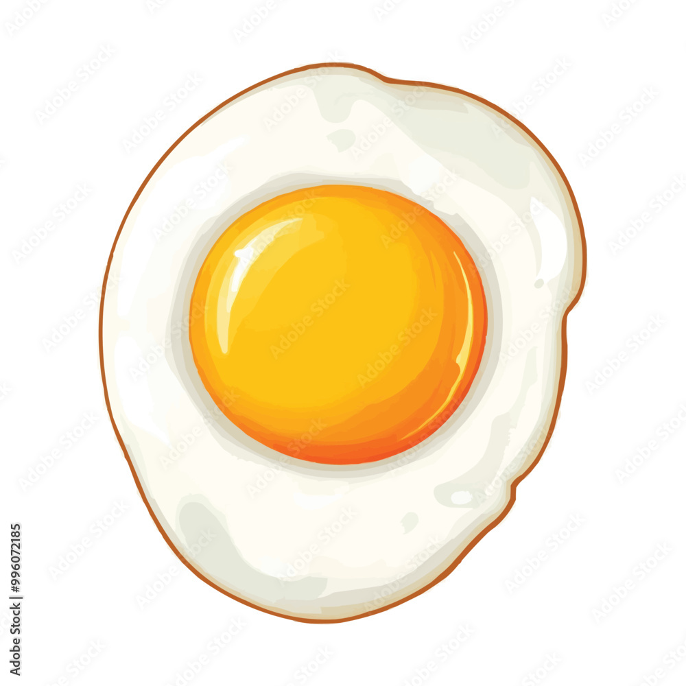 Cartoon fried egg vector Cartoon fried egg vector