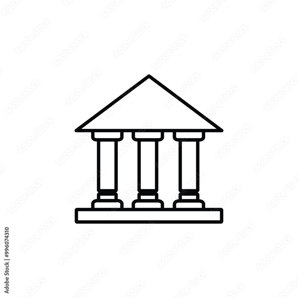 bank icon. Bank vector icon symbol. Creative sign from icons collection. Filled flat Bank icon for computer and mobile bank icon. Bank vector icon symbol. Creative sign from icons collection. Filled flat Bank icon for computer and mobile